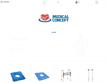 Tablet Screenshot of medicalconcept.com.br